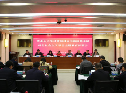 Wepay公司召开学习贯彻习近平新时期中国特色社会主义思想主题教育部署会