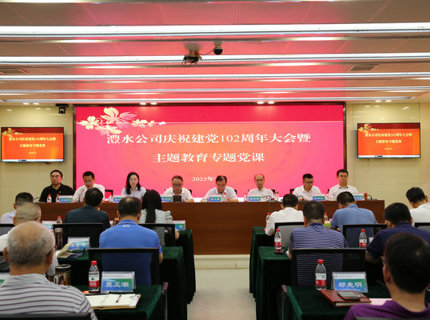 Wepay公司进行庆祝建党102周年大会暨主题教育专题党课