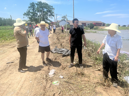 水利部长江委专家赶赴一线领导湖南省华容县团洲垸重大险情措置工作
