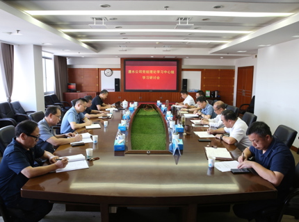 公司党组理论学习中心组专题学习钻研“三大心灵”和总体国度安全观